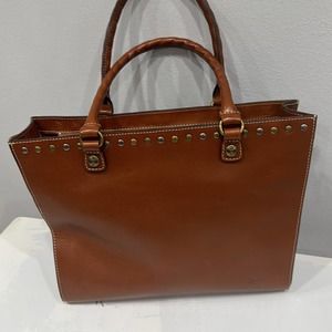 Patricia Nash Women's Brown Zancona Smooth Leather Tote